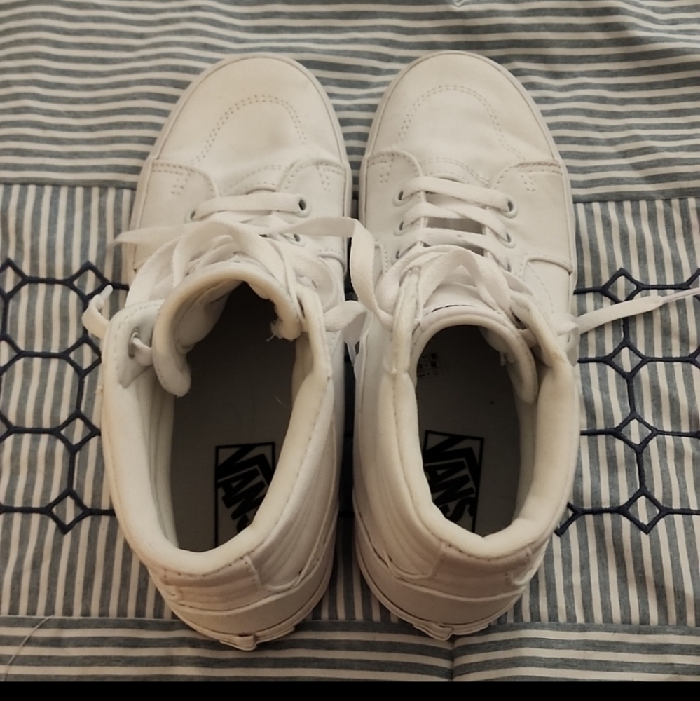 Vans high tops new worn 1 time